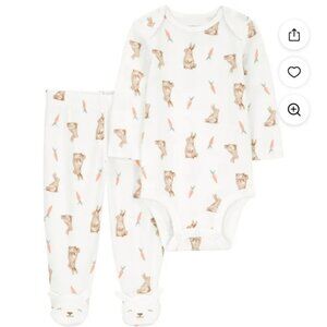 Carter's Child of Mine Baby Unisex Easter Footed Outfit Set